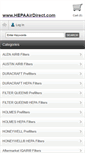 Mobile Screenshot of hepaairdirect.com